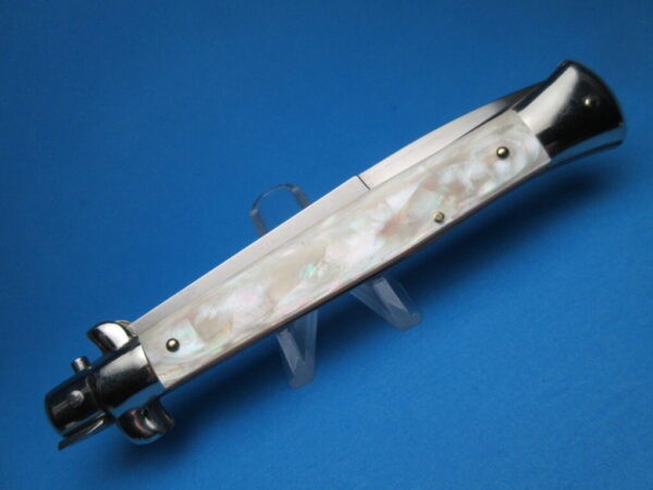 Frank Beltrame 11" Mother Of Pearl Dagger Picklock Switchblade