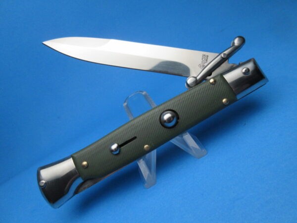 9'' AKC Green G-10 Polished Bayonet Swinguard