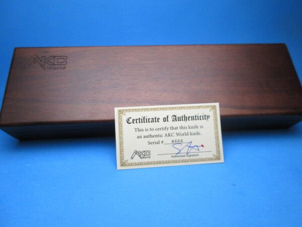 9'' AKC Green G-10 Polished Bayonet Swinguard
