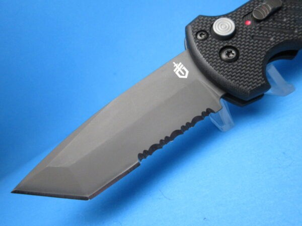 Gerber 06 Auto G-10 Tanto Serrated Switchblade Knife