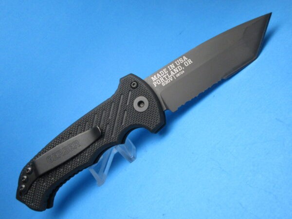 Gerber 06 Auto G-10 Tanto Serrated Switchblade Knife