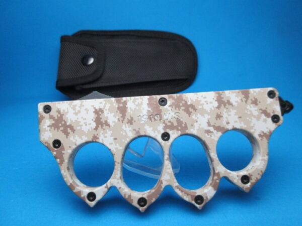 1918 OTF Digital Desert Camo Knuckle Knife Switchblade - Image 3