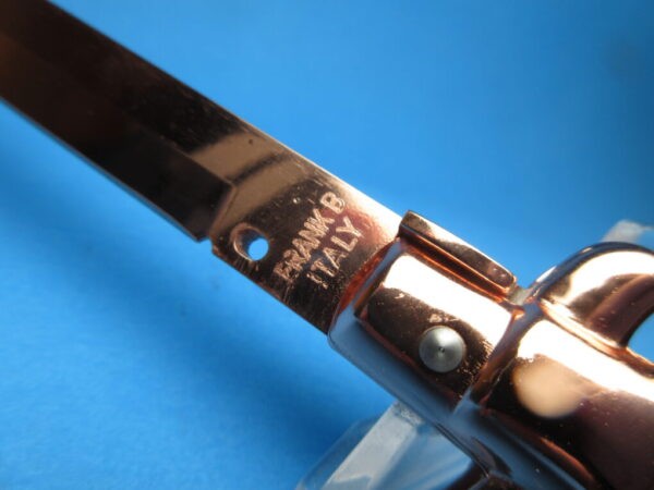 Frank Beltrame 11" Copper Flash Bayonet Switchblade - Image 4