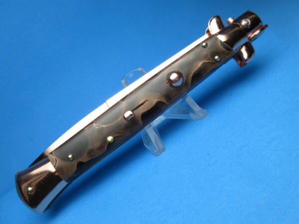 Frank Beltrame 11" Copper Flash Bayonet Switchblade - Image 6