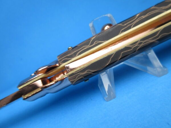 Frank Beltrame 11" Copper Flash Bayonet Switchblade - Image 7