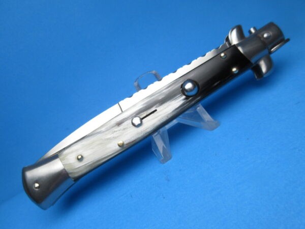 Frank Beltrame 11" Brazilian Horn with Bayonet Blade and Filework - Image 8