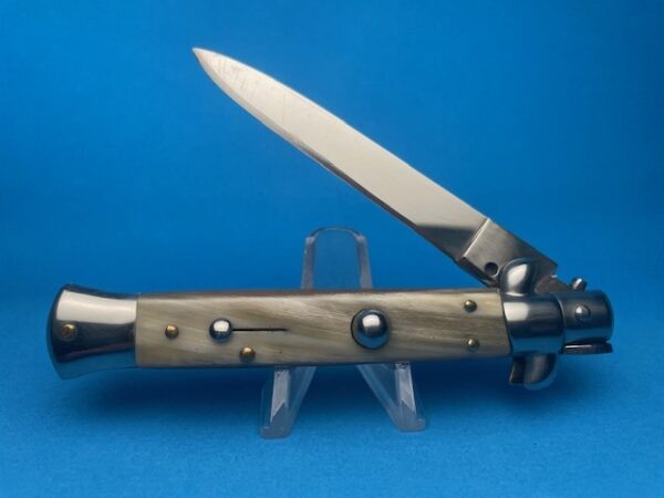Italian Stiletto 9" Blonde Horn Flat Grind Scratch & Dent