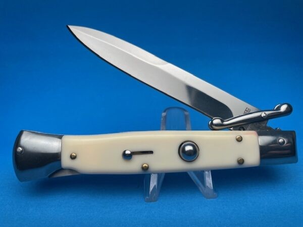 9" Imit. Ivory Italian Stiletto Clone Switchblade Knife