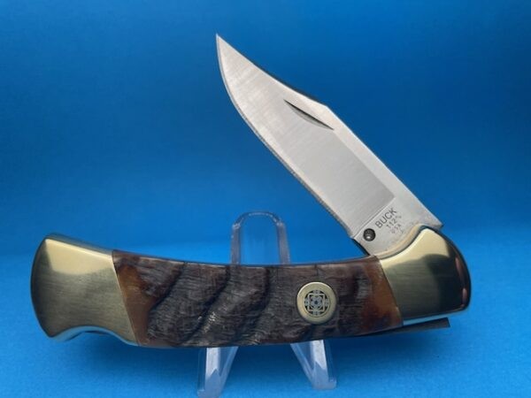 Buck 122 Brass Rams Horn Automatic Conversion Switchblade Knife