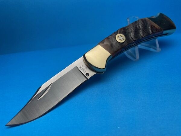 Buck 122 Brass Rams Horn Automatic Conversion Switchblade Knife