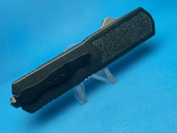 Black Titan 2 OTF 8 & 5/8" Double Edge Double Action Serrated Blade