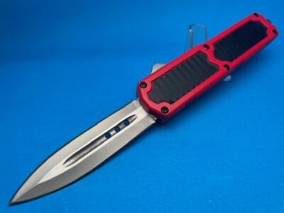Red Titan 2 OTF 8 & 5/8" Double Edge Double Action Blade