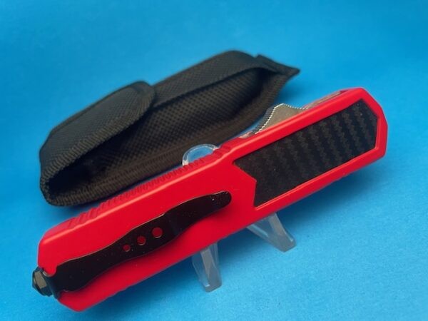 Red Titan 2 OTF 8 & 5/8" Double Edge Double Action Blade