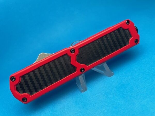 Red Titan 2 OTF 8 & 5/8" Double Edge Double Action Blade