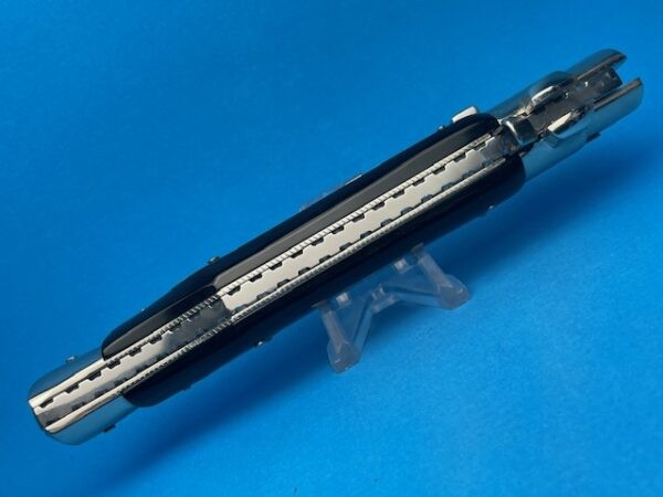 AGA Black Widow Brazilian Horn Double Filework Switchblade #1 - Image 2