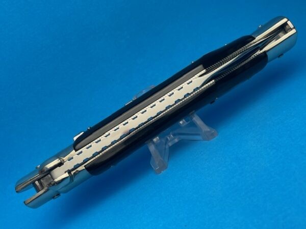 AGA Black Widow Brazilian Horn Double Filework Switchblade #1 - Image 3