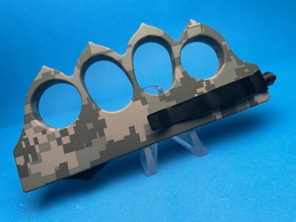 1918 OTF Digital Green Camo Knuckle Knife Switchblade