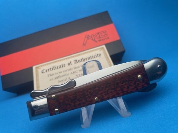 7" AKC Medici Snakewood Swinguard - Image 4