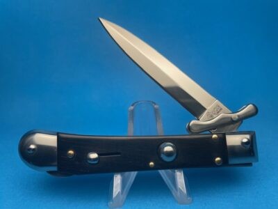 7″ AKC Medici Ebonywood Swinguard Switchblade Knife