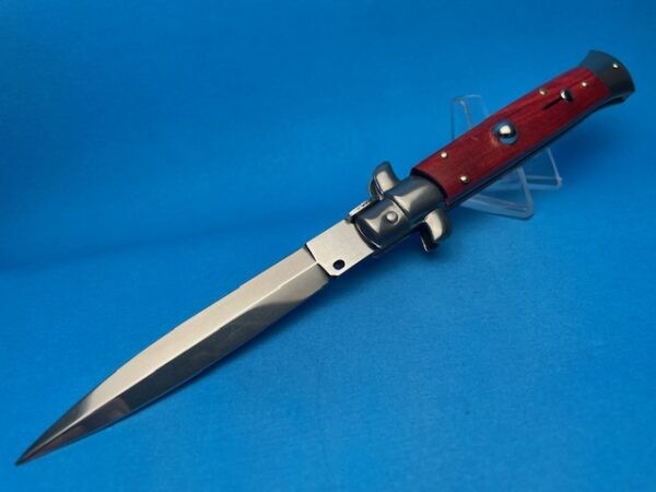 Frank Beltrame 9″ Red Heart Wood Dagger Switchblade