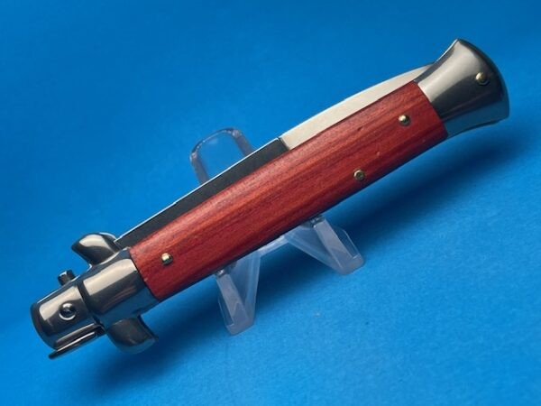 Frank Beltrame 9″ Red Heart Wood Bayonet Switchblade