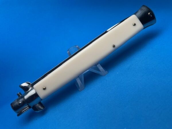 Frank Beltrame 13" Imitation Ivory Swedge Switchblade - Image 4