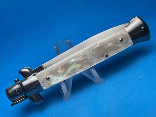 Frank Beltrame 9" Real Mother Of Pearl Dagger Switchblade - Image 3