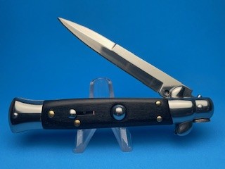 AKC World 9” Italian Stiletto Ebonywood Bayonet