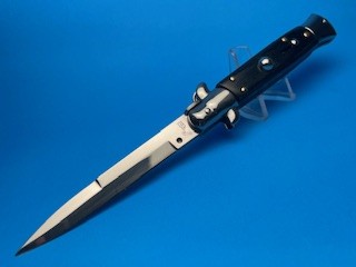 AKC World 9” Italian Stiletto Ebonywood Bayonet
