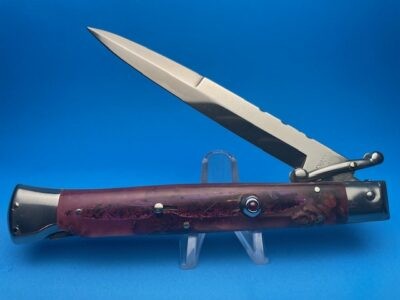 TBARK Pine Cone Resin Custom w/ Semi Precious Amethyst Button