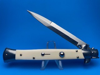 Frank Beltrame 11" Camelbone Bayonet Switchblade