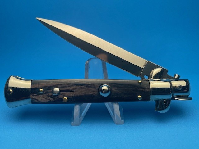Frank Beltrame 9" Buffalo Horn Dagger Picklock Switchblade