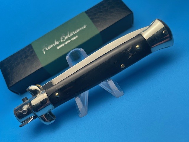 Frank Beltrame 9" Buffalo Horn Dagger Picklock Switchblade