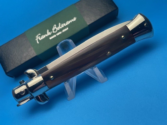 Frank Beltrame 9" French Point Horn Dagger Picklock Switchblade