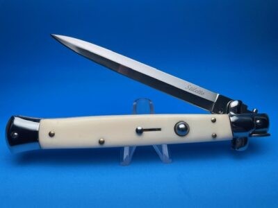 XL Godfather Imitation Ivory Stiletto Switchblade