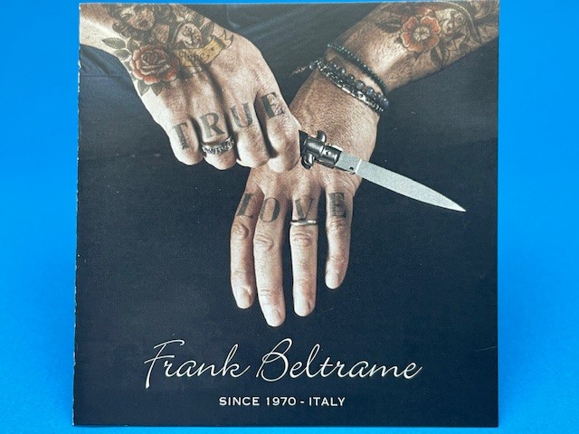 Frank Beltrame 11" Black Beauty Buffalo Tactical Red Dot Bayonet Switchblade - Image 7