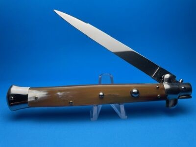 Frank Beltrame 13" Blonde Horn Swedge Switchblade