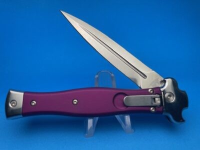 AGA Campolin Violet "ZERO" Dagger Leverlock Switchblade