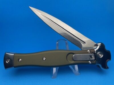 AGA Campolin Olive Drab "ZERO" Dagger Leverlock Switchblade