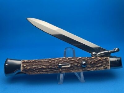 11'' AKC Stag Horn Stainless Bayonet Swinguard