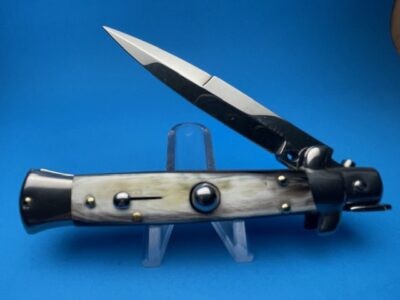 Frank Beltrame 8'' Brazilian Horn Bayonet Switchblade