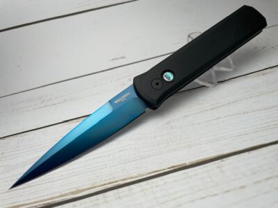 PRO-TECH KNIVES 921-SB GODFATHER AUTO SAPPHIRE BLUE BLADE