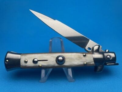Frank Beltrame 8'' Blonde Horn Swedge Switchblade